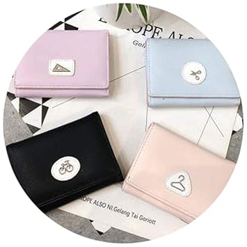 Ximi Vogue Exquisite 3-Fold Wallet for Women with Patch (Color May Vary) (1 Piece)