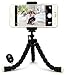 Bastex Universal Compact Flexible Octopus Style Black Tripod Stand Holder/Mount with Adapter for Smartphone / Digital Camera / GoPro Hero All Versions - Includes Remote