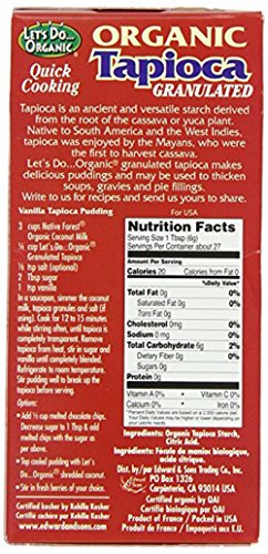 Let's Do...Organic Organic Tapioca Granules, 6-Ounce Boxes (Pack of 3) - Thumbnail 2