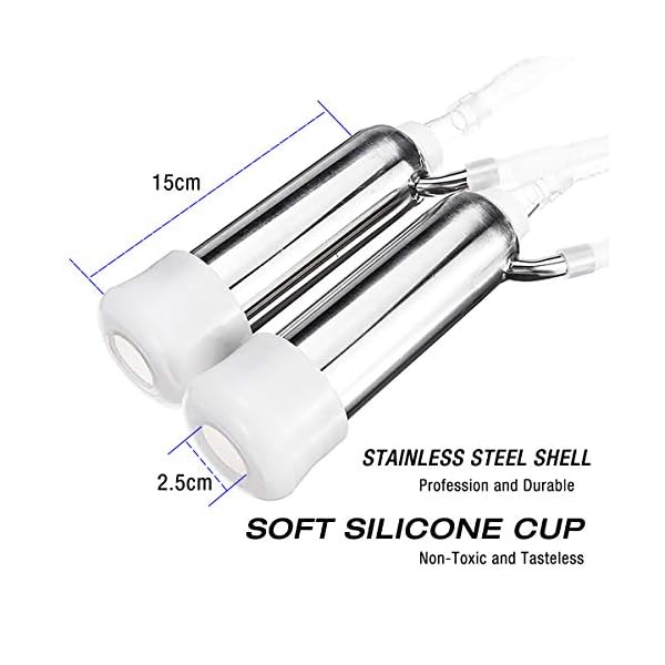 Hantop Mungitrice per Mucche elettrica, Pompa ad impulsi Potenziata, con Spazzola per la Pulizia (Mucca,2L)