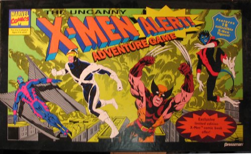 The Uncanny X-Men Alert! Adventure Game Features 18 Collectible X-Men Figures by PRESSMAN-MARVEL COMICS