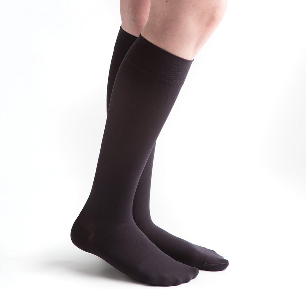 VenActive Women's 15-20 mmHg Compression Stockings, Opaque, Knee High