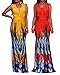 YouSun Women's Summer Casual Floral Print Sexy V-Neck Sleeveless Long Stretch Bodycon Party Maxi Dress