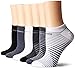 adidas Women's Superlite No Show Socks (6-Pair), White/Clear Onix/Onix/Light Onix/Black, Medium, (Shoe Size 5-10)