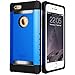 ESR Case for iPhone 6/6s, Three Layer Heavy Duty Shockproof Protective Case [Free Screen Protector] [Metal Design] [Matte Silicone Back + Thickened TPU Bumper] for iPhone 6/6s 4.7
