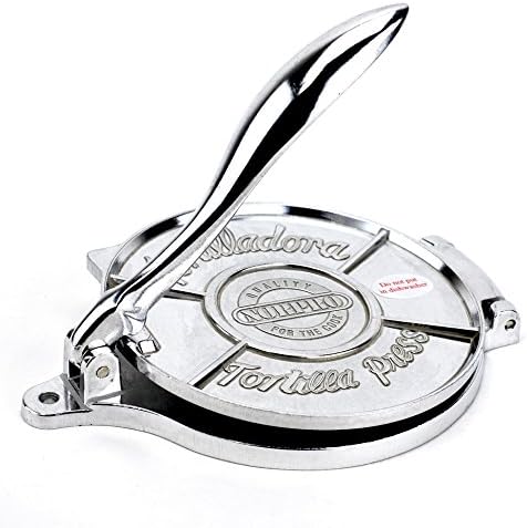Corn Tortilla Press, 6 Inch Commercial Tortillas Mexicanas Maker Cast Aluminum