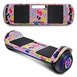 CHO POWER SPORTS 2019 Electric Hoverboard UL Certified Hover Board Electric Scooter with Built in Speaker Smart Self Balancing Wheels (Pink)