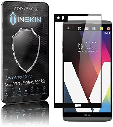 Inskin 2.5D Full Coverage Tempered Glass Screen Protector, fits LG V20 5.7 inch [2016]. 1-Pack Kit.