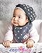 Baby Bandana Drool Bibs By Eden Baby with Adjustable unique 3 Snaps - Premium Dribble & Teething Soft Bibs - 100% Organic Super Absorbent Cotton - 4 Pack cute Baby Shower Gift set + free bag