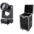 IMRELAX Waterproof 350W 17R Beam Moving Head Light with Flight case Outdoor Sky Beam Light Searchlight Super Bright IP65 DMX512 DJ Disco Equipment for Event City Stage