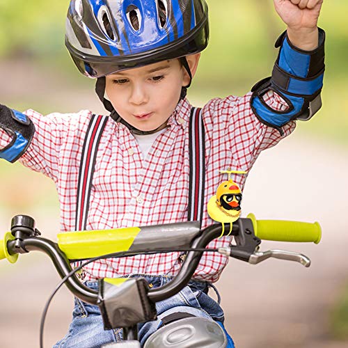 BKpearl 4 Pack Duck Bike Bell, Cute Bicycle Bell Kids Bike Horn for Kids Toddler Children Adults Sport Outdoor