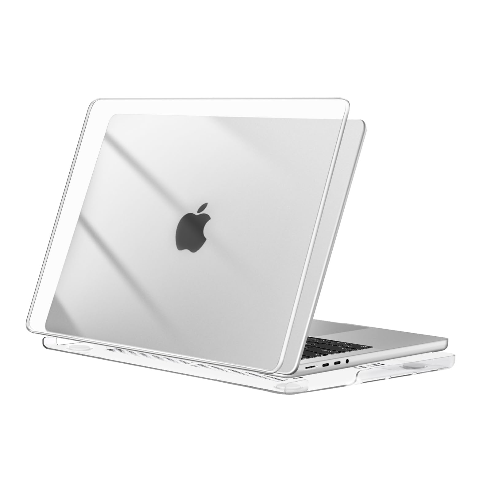 MOSISO Compatible with MacBook Pro 14 inch Case 2026 2025-2021 M5 M4 M3 M2 M1 A3434 A3112 A3185 A3401 A2918 A2992 A2779 A2442 Touch ID, Protective Plastic Hard Shell Cover, Crystal Clear