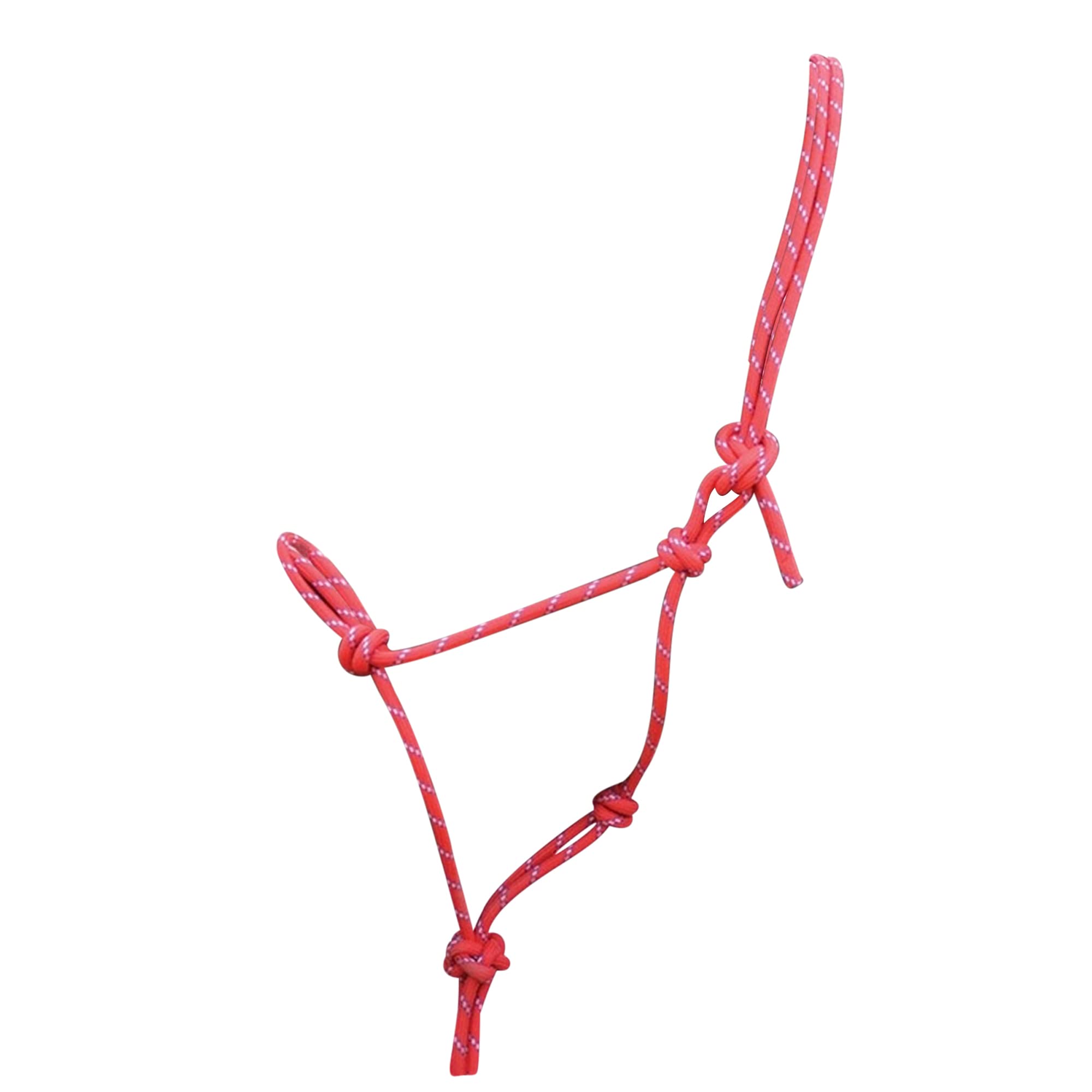 Hy Rope Halter - Red - Cob/Full