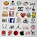 100Pack Logo Brand Stickers Set Random Sticker Decals for Water Bottle Laptop Cellphone Bicycle Motorcycle Car Bumper Luggage Travel Case. Etc (Logo)