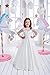 Lace Long Sleeves Hollow Back First Communion Dresses 2-12 Year Old White Size 8