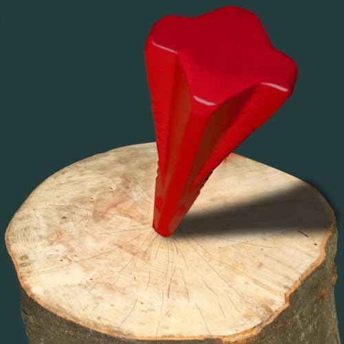 Deuba Wood Splitter Log Bomb 170mm Splitting Wedge Easily Split Wood Grenade, Red, 1x Wood Splitter - Image 4