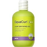 DevaCurl Light Defining Gel Soft Hold Non-Crunch Styler | Non-Flaking Formula | Brings Natural Texture | All Curl Types