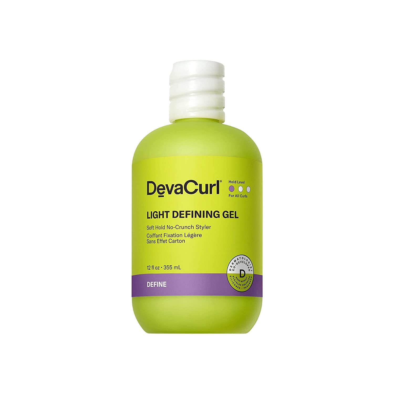 Photo 1 of DevaCurl Light Defining Gel Soft Hold Non-Crunch Styler, Bright Breeze, 12 fl. oz