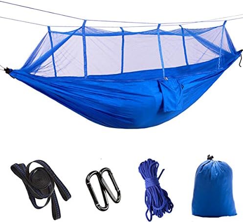 Defeng Camping Hammock Lightweight Parachute Nylon Hammock for Outdoor Garden Camping Hiking Backpacking Travel