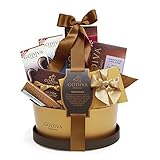 Godiva Chocolatier Classic Ribbon Signature Gift Basket, Great as Gift, Birthday Gift, Gourmet Chocolates, Gifts for Her, 22.45 Ounce