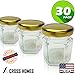 20 Set Magnetic Spice Jars for Refrigerator, Hexagon Glass Magnetic Spice Jars with Shaker Lids Label for Kitchen RV Travel Trailer Boat, Magnet Seasoning Containers for Fridge Cabinet Wall mount Rack