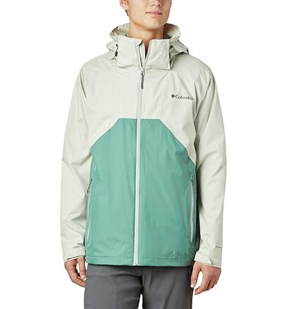 columbia green rain jacket