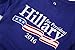 Hillary Clinton for American President 2016 Navy Apparel Tee Shirt Large