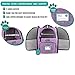 PetAmi Deluxe Pet Carrier Backpack for Small Cats and Dogs, Puppies | Ventilated Design, Two-Sided Entry, Safety Features and Cushion Back Support | for Travel, Hiking, Outdoor Use (Heather Purple)