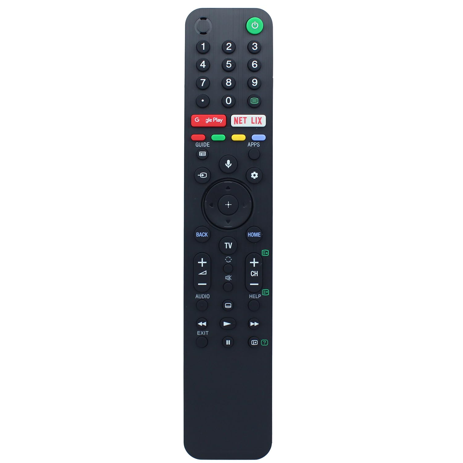 RMF-TX500P Voice Remote Control Replacement for Sony TV KD-43X7400H KD-55X7400H KD-65X7400H KD-43X7500H KD-49X7500H KD-55X7500H KD-85X8500G KD-75X8500G KD-65X8577G KD-65X8500G KD-55X8577G