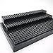Nokere 3 Steps Display Case/Box Dustproof Showcase for Blocks Acrylic Plastic Display Assembly Transparent Clear Black Base Box for Kids 10.04X6.10X5.43 in