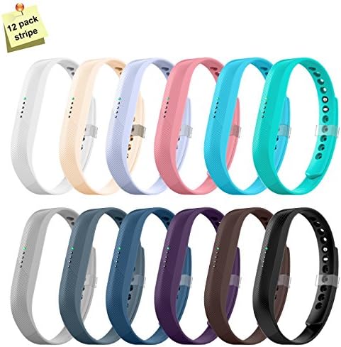 THRODY Fitbit Flex 2 Band, Classic Replacement Accessory Silicone Wristbands Strap w/ Fastener Original Clasp Fitness Bands for Fit Bit Flex 2,No Tracker