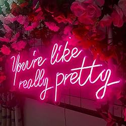 YOU’RE LIKE REALLY PRETTY Pink USB Powered large