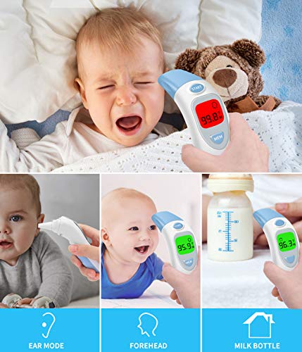 Govee Forehead Thermometer, Head Ear Thermometer for Baby Kids Adults, Digital Infrared Medical Thermometer for Fever by MINGER, 5-in-1 Accurate Instant Read - Thumbnail 2