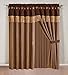 Grand Linen 7 Piece Western Decor Lodge Queen Comforter Set Taupe/Brown - Embroidered Lone Star Barbed Wire Micro Suede Bedding