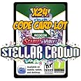 Pokemon Stellar Crown Code Cards x24 – Redeamable on TCG Live