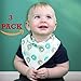 Unique Organic Cotton Baby Gifts | Drool Bandana Bibs by BabyBecca | For Newborn And Toddler Teething And Drooling Boys & Girls | Shower Gift, 3 Pack