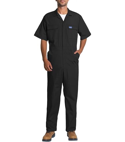 Amazon.com: SUSHIMIAN Mens Short Sleeve Coveralls Work Mechanics
