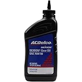 ACDelco GM Original Equipment 10-4108 (19352759) Dexron 75W-90 Gear Oil - 32 oz