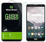 [2-Pack] LG Stylo 2 Screen Protector, Dmax Armor [Tempered Glass] 0.3mm 9H Hardness, Anti-Scratch, Anti-Fingerprint, Bubble Free, Ultra-clear
