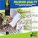 Tree Swing Hanging Straps Kit - 2 x 5ft Tree Swing Strap Hangers and 2 x Heavy Duty Carabiners Holds 2000lbs - Perfect for a Outdoor Swings and Hammocks - Easy Instructions - Carry Bag Included!