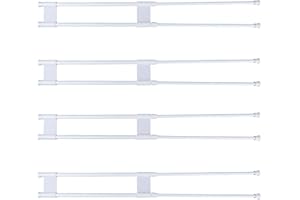 4pcs Rv Refrigerator Bars, Adjustable Rv Fridge Tension Bars Extendable to 15.8-27.6in Metal Rv Fridge Bars for Holding Food 