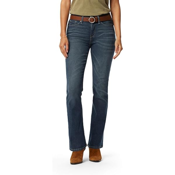 thumbnail image 2 of Megan Mid Rise Tinted Pin Tack Detail Flare Jeans – Judy Blue 2 of 10