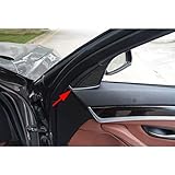 2x Chrome Front Door Speaker Cover Gap Decor Trim For BMW 5 Series F10 2011-2014