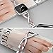 Wearlizer Metal Replacement for Versa/Versa 2 /Versa Lite/Versa SE Bands for Women Rose Gold Silver Black Small Large (Pink+Silver)