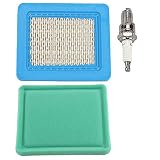 Coolwind 491588 491588S 399959 Air Filter Spark Plug Fits Briggs & Stratton 4101 5043B 5043D 5043H 5043K 491435 271933 30-927 John Deere LG491588JD PT15853