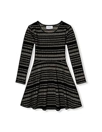 The Children's Place Vestido plisado de manga larga para niña