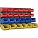 Ironton Metal Louvered Panel System with 24 Bins