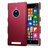 Nokia Lumia 830 Case, Terrapin [Extra Slim Fit] Hybrid Rubberized [Red] Protective Hard Case for Nokia Lumia 830 - Red