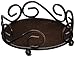 Thirstystone Bronze Cast Iron Scroll Coaster Holder Holds 4-4” Round Coasters