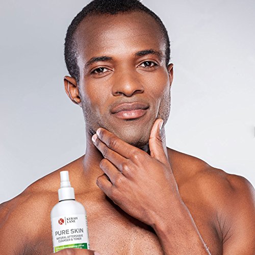 Kerah Lane Pure Skin - Natural Toner & Cleanser for Treatment of Ingrown Hairs, Acne & Razor Bumps. Use After Shaving, Waxing & Hair Removal or as a General Skin Care Solution for Women & Men 8.45oz